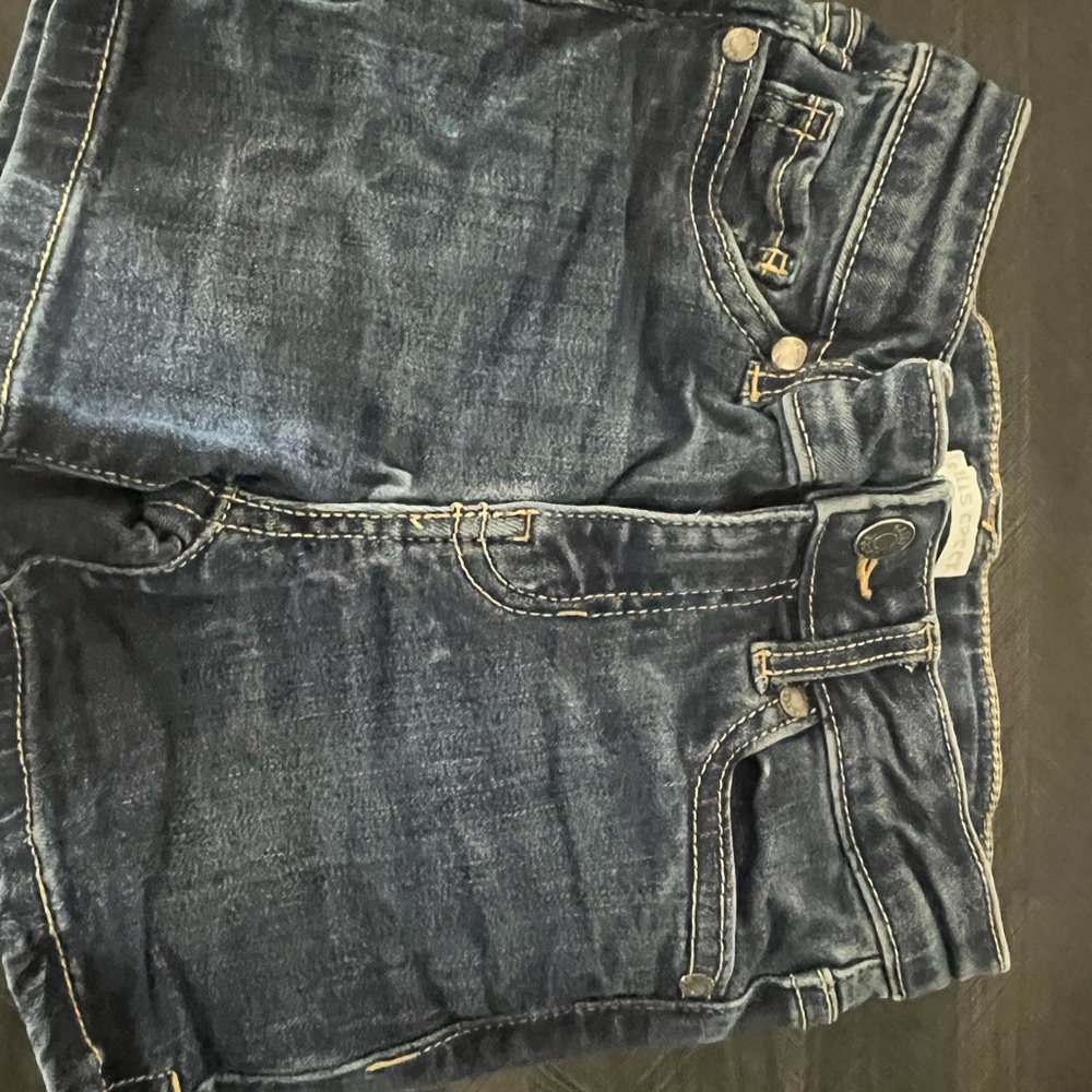 Falls Creek Kids Dark Blue Denim Shorts